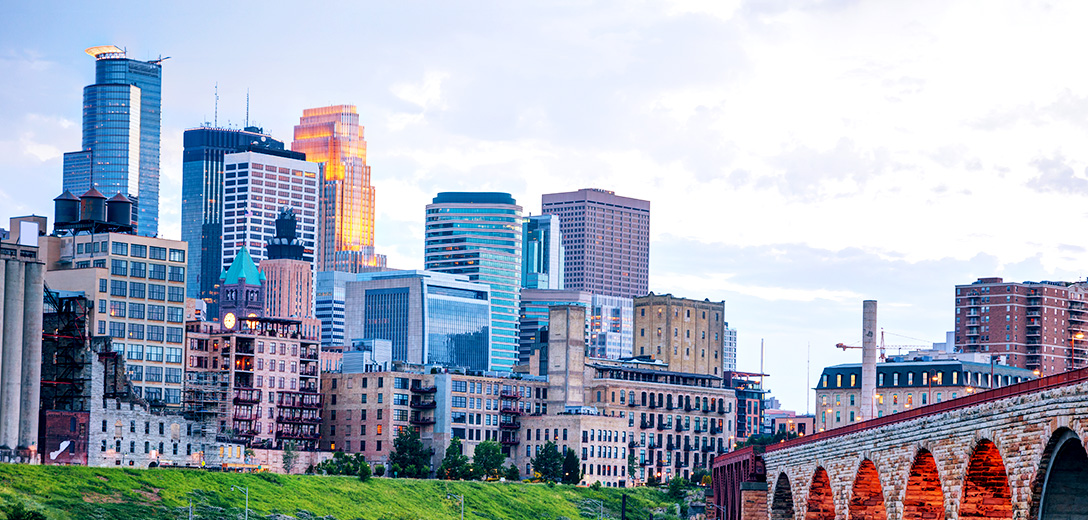 Downtown Minneapolis skyline